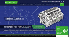 Desktop Screenshot of piezasverdes.com